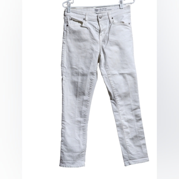 Gap girlfriend denim jeans color white size US4 /27R - Picture 1 of 4